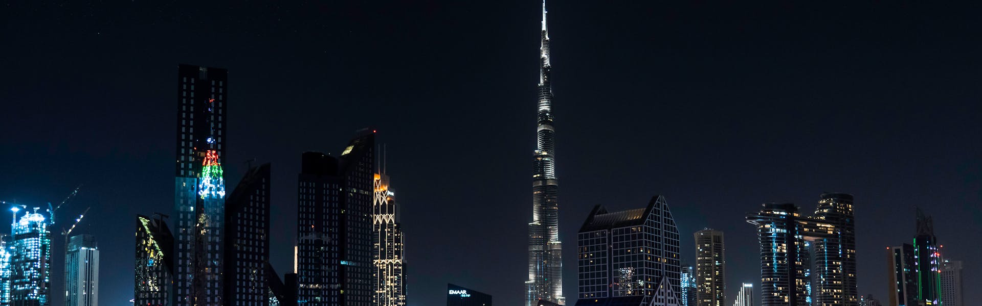 Dubai illuminated skyline - Grow your business digitally with Reypub Digital in UAE